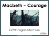 Macbeth - Courage Teaching Resources (slide 1/15)
